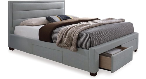 Caren Slat Bed Frame & Headboard - Queen